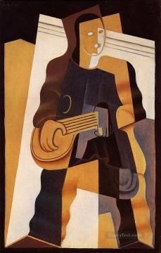 Juan Gris Painting - pierrot 1922 Juan Gris
